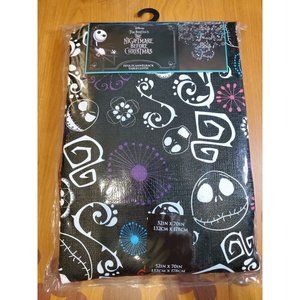 Disneys The Nightmare Before Xmas Peva Flannelback 52"x70" Tablecloth 
